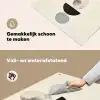 Beige - Japandi - Wabi sabi Inductie beschemer met haakjes klein -ky-schoon-nl