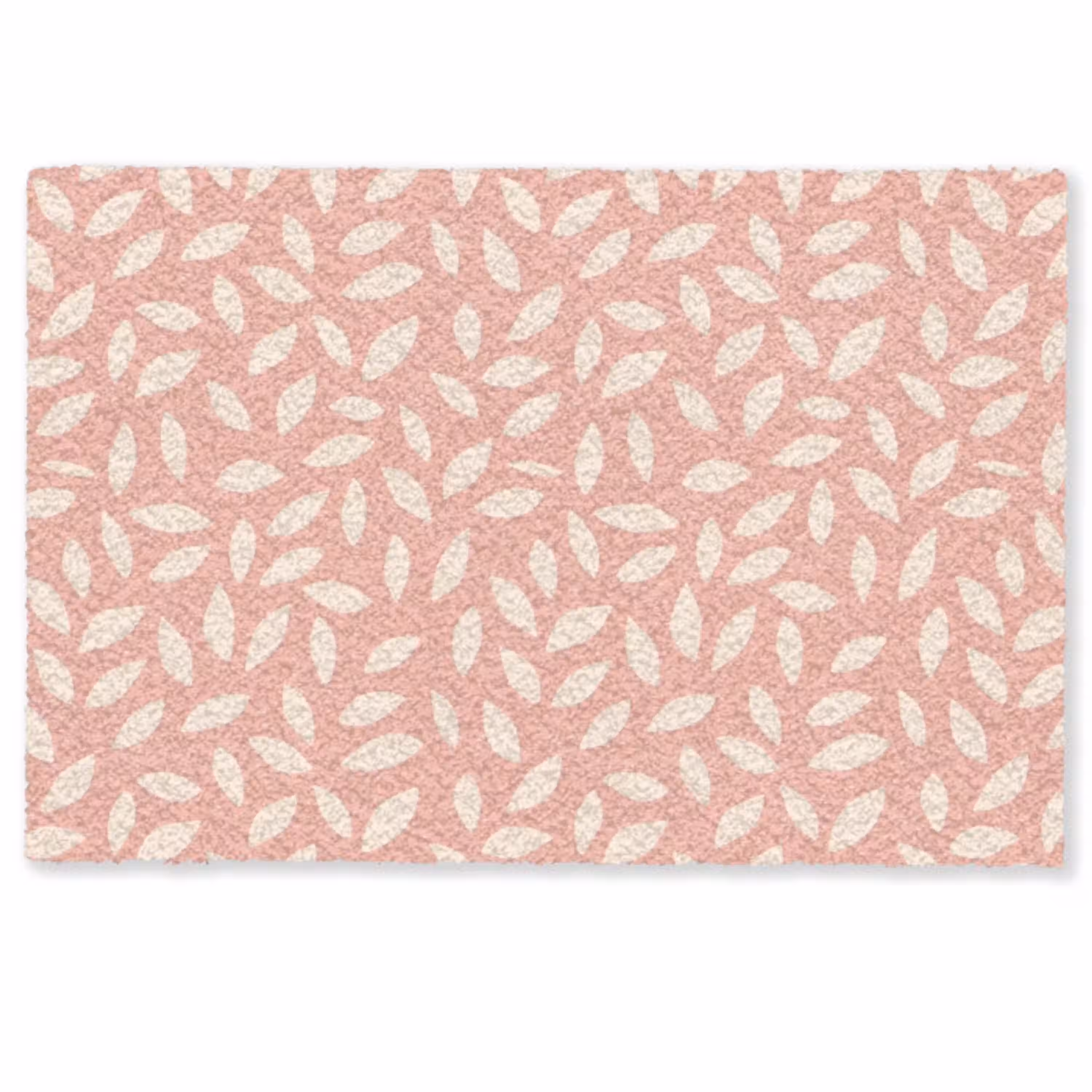 Roze - Bladeren - Speels - Patroon Deurmat klein 898 -zkaufland3d