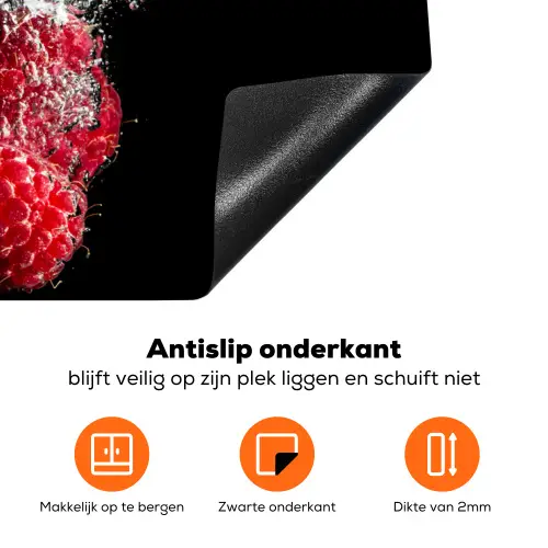 Frambozen Onderdompeling Inductie beschermer vinyl 3mm klein -zzzzzzz-td-onderkant