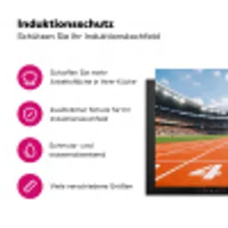Sintelbaan - Stadion - Sport -Oranje Inductie beschermer vinyl 3mm klein -zzzzzzz-lf-ups
