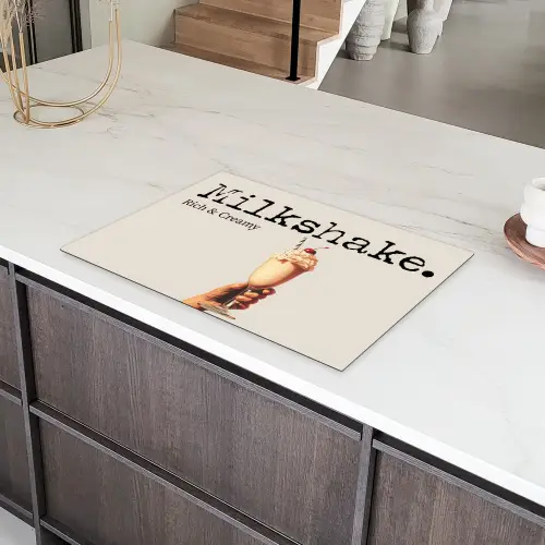 Milkshake - Kers - Rietje Inductie beschermer vinyl 3mm klein -sfeer8