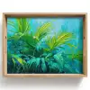 Bladeren - Groen - Schilderij - Abstract Dienblad Rechthoek middel -z3d_shopping