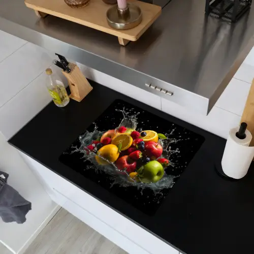 Fruit - Appel - Sinaasappel - Rode vruchten - Water Inductie beschemer met haakjes middel -sfeer1
