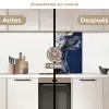 Koe - Delfts - Blauw - Artistiek keuken achterwand 2 middel -voor-na2_ES