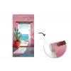 Zee - Roze - Cactus fotobehang vinyl groot -3d