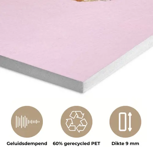 Ei - Disco - Ontbijt - Glitter PET vilt klein -closeup_NL