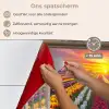 Doorkijk - Bloemen - Tulpen - Kleurrijk - Zonsondergang keuken achterwand spatscherm klein -spatscherm_NL