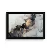 Zwart - Marmer - Luxe - Goud fotolijst zwart zonder passe partout klein -3d