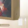 Panda - Jas - Graffiti - Oranje Light Box met batterij (Wandlamp) middel -USP_websiteoplaadbaarNL
