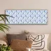 Frans - Citroen - Bladeren  - Blauw canvas 2cm klein 828 -sfeer1
