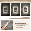 Vintage - Japandi - Wine - Decoratie Light Box met kabel (Wandlamp) klein -USP_dimbaarNL