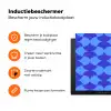 Blauw - Maanvlakken - Patroon Inductie beschermer vinyl 3mm klein 276 -zzzzzzz-td-ups