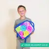 Kleurrijke glimlachexplosie Kinderrugzak - Blauw middel -sfeer1_FR
