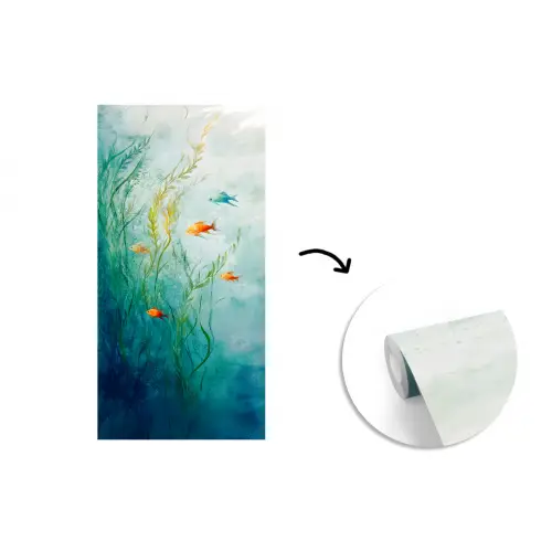 Waterplanten - Vissen - Kleurrijk - Water fotobehang vinyl groot -3d