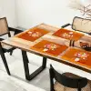 Vaas - Bloemen - Oranje Placemat vinyl groot -zzsfeer4_Kitchenyeah-website