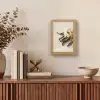 Vanille - Bloemen - Beige Light Box met kabel (Tafellamp) klein -sfeer2