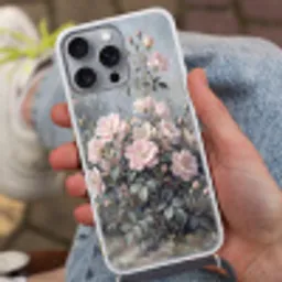 Rozen - Illustratie - Roze Hoesje iPhone 16 Pro Max met koord klein -sfeer3