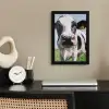 Koe - Weiland - Natuur - Dieren - Gras fotolijst zwart zonder passe partout klein -sfeer1