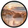 Duin - Planten - Zonsondergang - Strand - Zee Fotolijst rond zonder passe partout klein -3d
