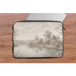 Terras - Water - Natuur - Landschap laptophoes neopreen klein -tafel