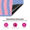 Chill - Roze - Blauw - Golvend Inductie beschermer vinyl 3mm klein -zzzzzzz-lf-onderkant