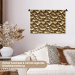 Abstract - Antiek - Goud Wandkleed katoen klein 269 -tsfeer1_DE