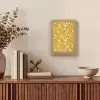 Bloesemtak - Aquarel - Geel Light Box met kabel (Tafellamp) klein 925 -sfeer2