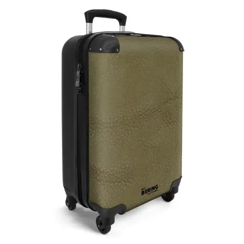 Lederen look forest groen NBS - Handbagage koffer - Kinderen Unisex middel -productfoto_3d
