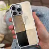 Boom - Vlakken - Takken - Kleurverloop Hoesje iPhone 16 Pro Max met koord klein -sfeer3