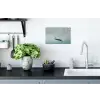 Bloesems - Minimalistisch - Wateroppervlak - Boot Muursticker klein -keuken