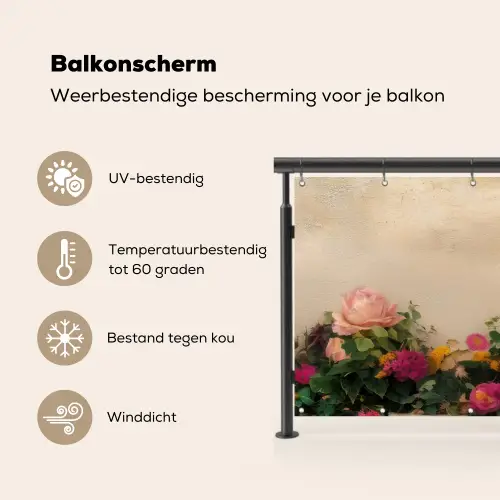 Rozen - Muur - Vintage Balkonbeschermer Duitsland klein -specs_NL