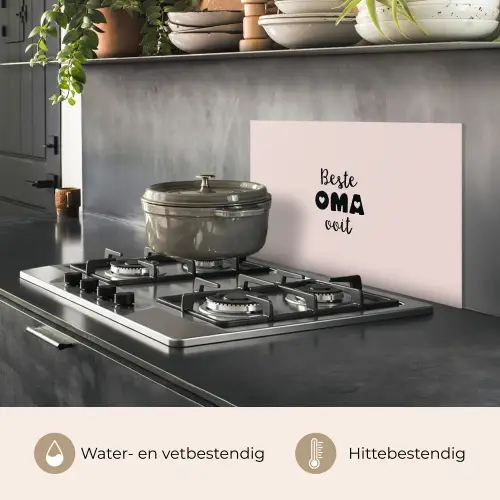 Quotes - Oma - Beste oma ooit - Spreuken keuken achterwand spatscherm klein -usp_NL