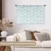 Groen - Geometrie - Patronen - Abstract Wandkleed katoen middel 269 -sfeer1
