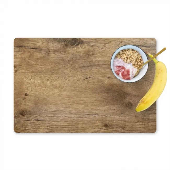 Placemat - 6 pieces - Wood - Brown - Wood look