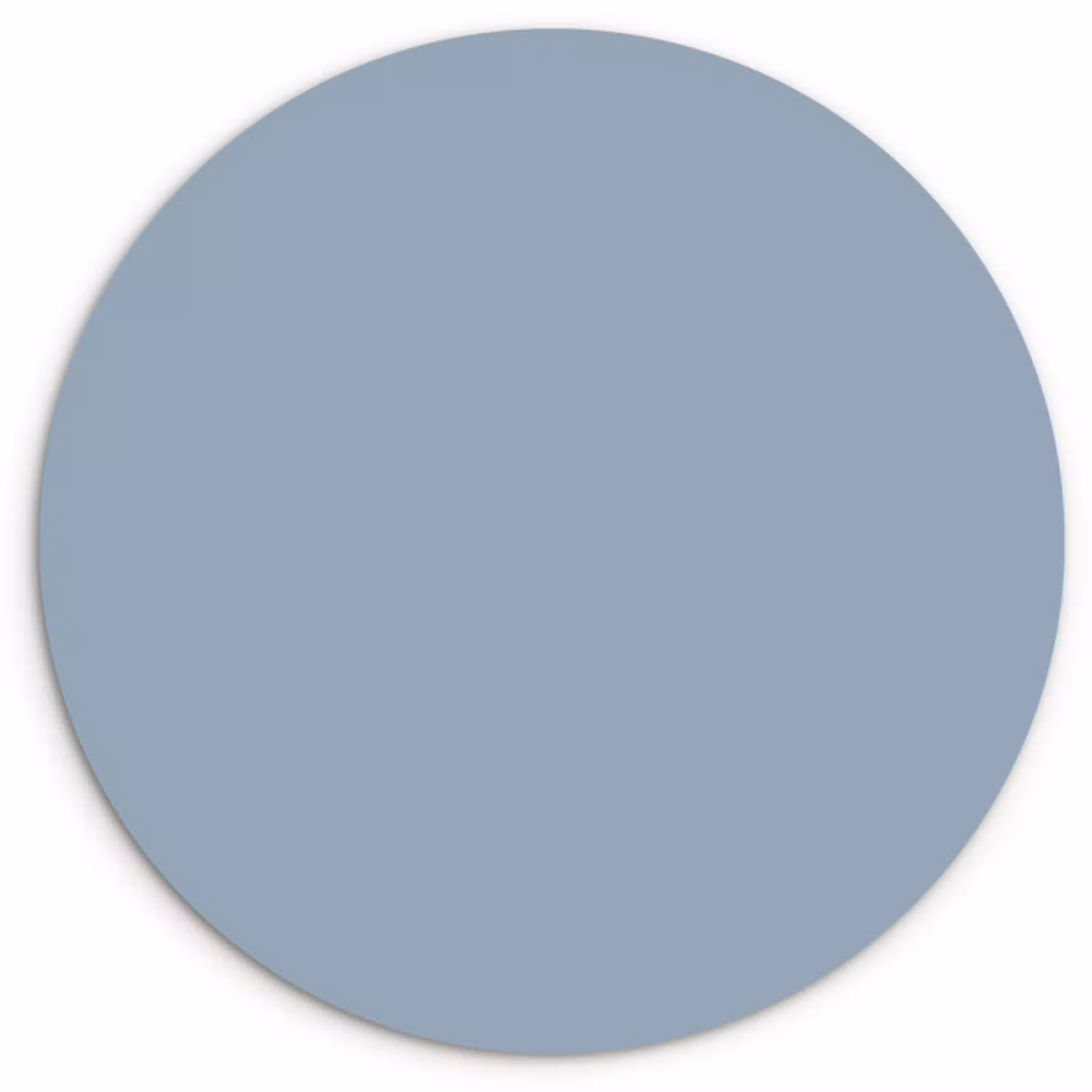 Mellow - Breeze - Blauw Wandcirkel kunststof plaat 5mm dik klein 188 -3d