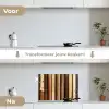 Hout - Planken - Natuurlijk keuken achterwand spatscherm klein -voor_na_NL