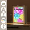 Smileys - Kleurrijk - Neon Light Box met kabel (Kinderlampje) klein -USP_NL