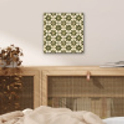 Tegel - Dessin - Groen aluminium wit klein 46 -sfeer3