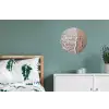 Voetstappen - Vloedlijn - Zee Wandcirkel aluminium klein -slaapkamer