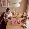 Bloemen - Verf - Roze Dienblad Rechthoek middel -sfeer4