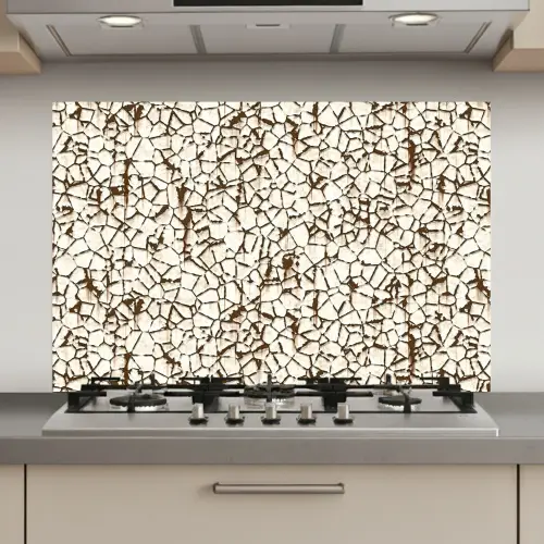 Beige - Patroon - Roest - Verf keuken achterwand spatscherm klein 900 -3d_website