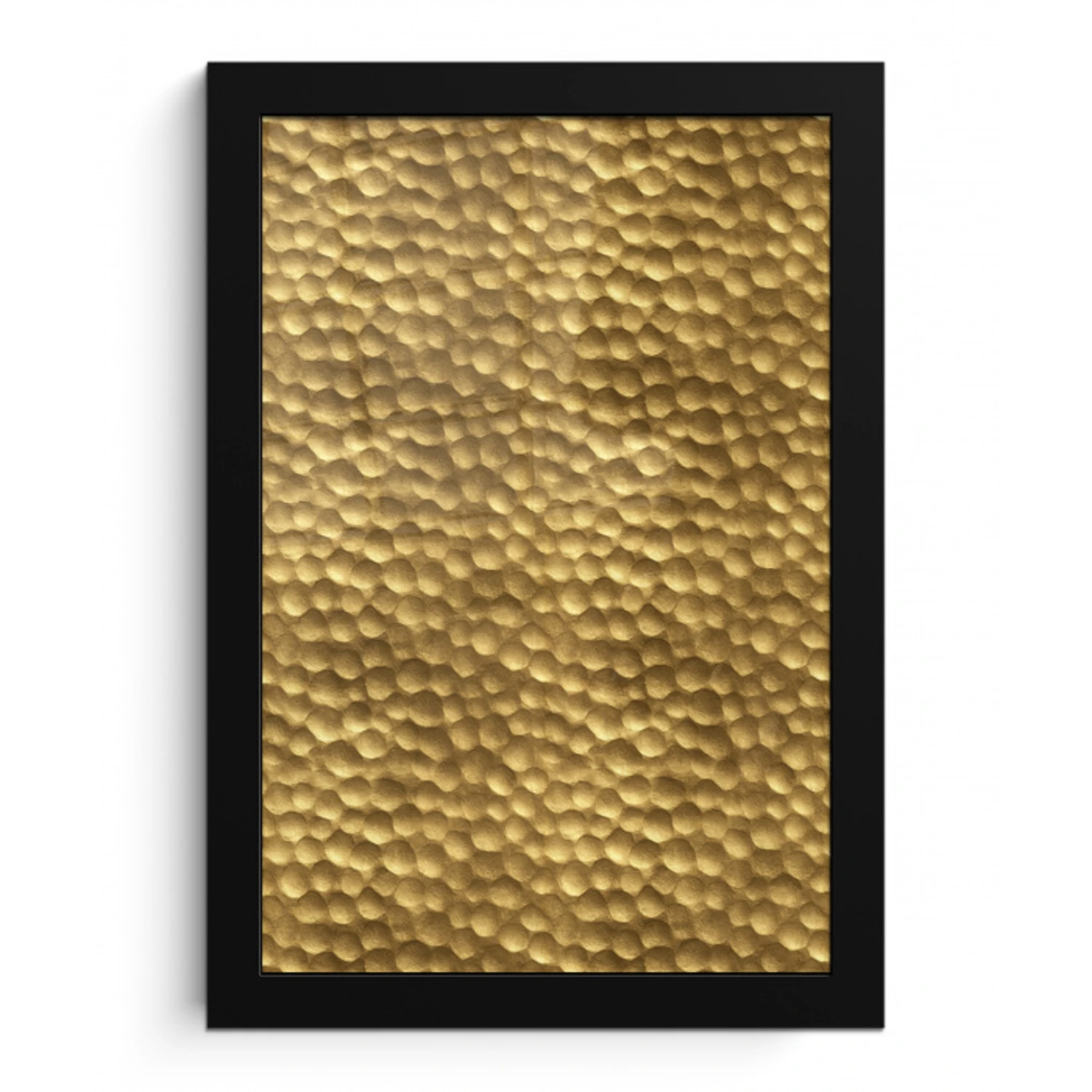 Metaal - Dynamisch - Goud fotolijst zwart zonder passe partout klein 224 -3d