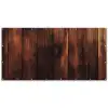 Hout - Planken - Vintage - Donkerbruin Balkonbeschermer Duitsland klein -zz_3d