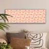 Zee - Dieren - Roze - Krab canvas 2cm klein 828 -sfeer1