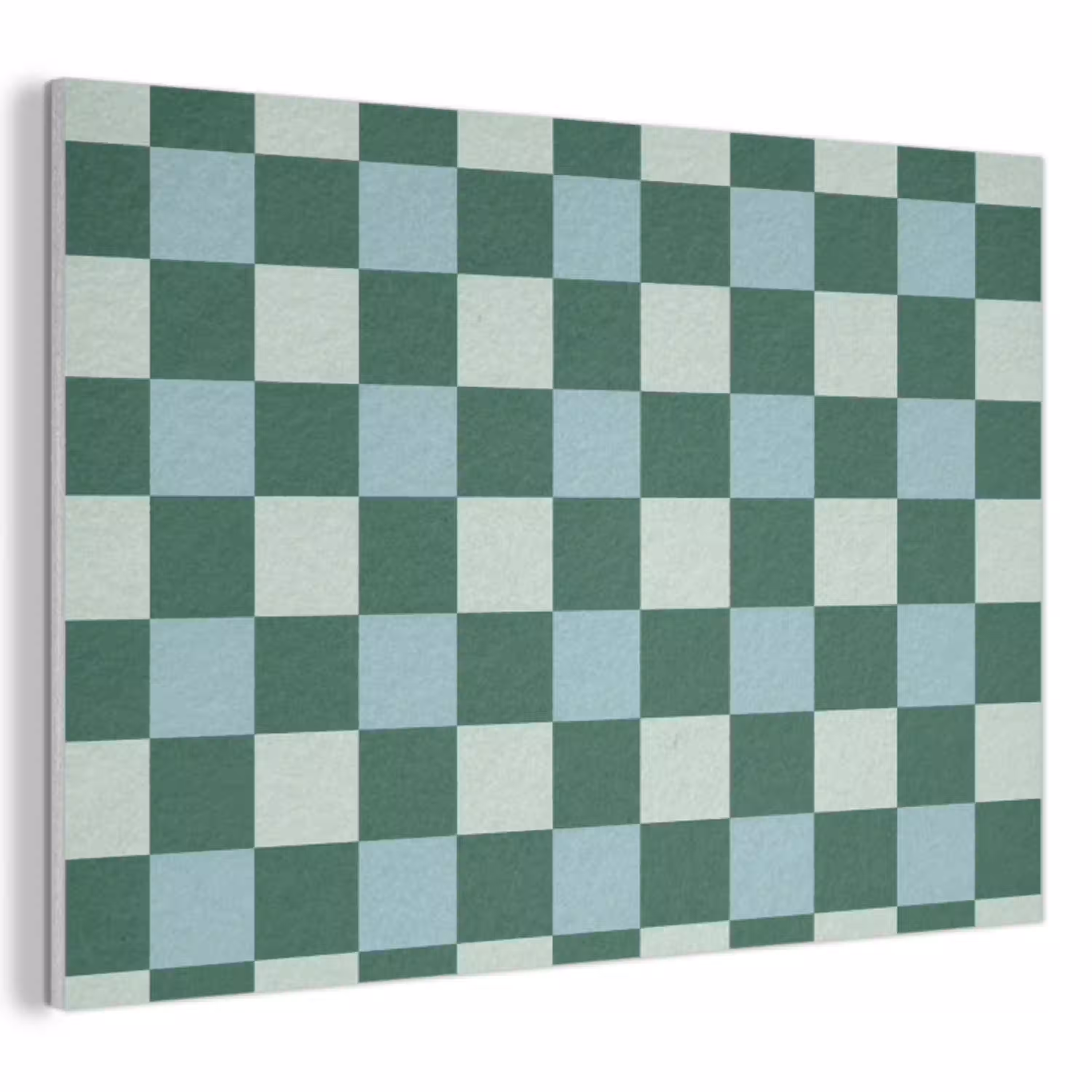 Schaakbord - Klassiek - Groen PET vilt klein 837 -3d