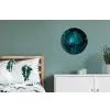 Inductie beschermer - Inductie afdekplaat - Tropical - Jungle - Bladeren - Groen Wandcirkel aluminium klein -slaapkamer