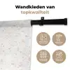 Terrazzo -  Patroon - Wit - Perzik Wandkleed katoen klein 269 -sfeer2