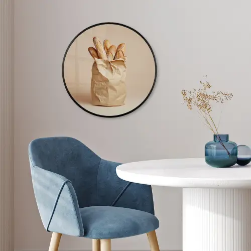 Baguette - Brood - Stokbrood - Beige Fotolijst rond zonder passe partout klein -sfeer2