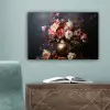 Stilleven - Bloemen - Rozen - Boeket - Vaas canvas 2cm klein -sfeer4