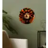 Vrouw - Aardbeien - Kroon Wandcirkel plexiglas klein -sfeer3